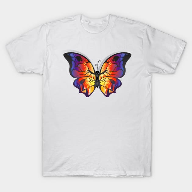 Bright butterfly T-Shirt by Blackmoon9